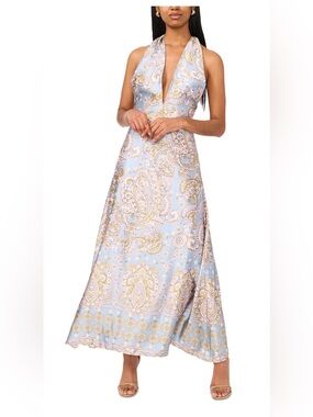 Parker Nia Satin Maxi Dress